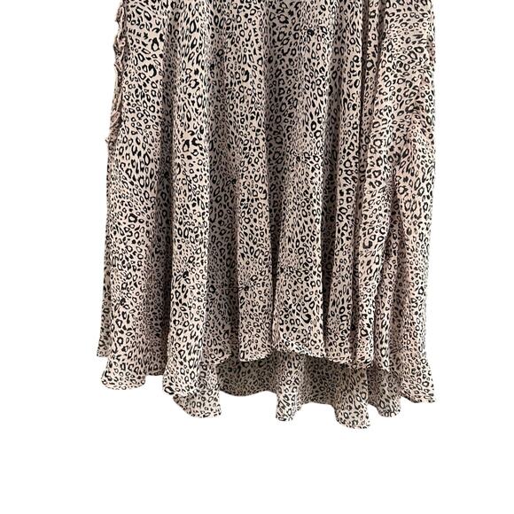 Kidpik Girls Leopard Print Ruffle Dress Size 10 Medium NWT Flowy Casual Party - Picture 7 of 9